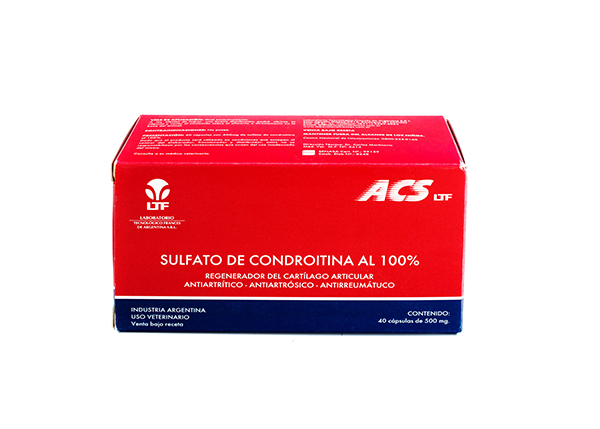 ACS® Cápsulas - Sulfato de condroitina a 100% - LTF
